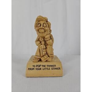 Vintage 1970's "Pop The Thinker" PAULA Figurine